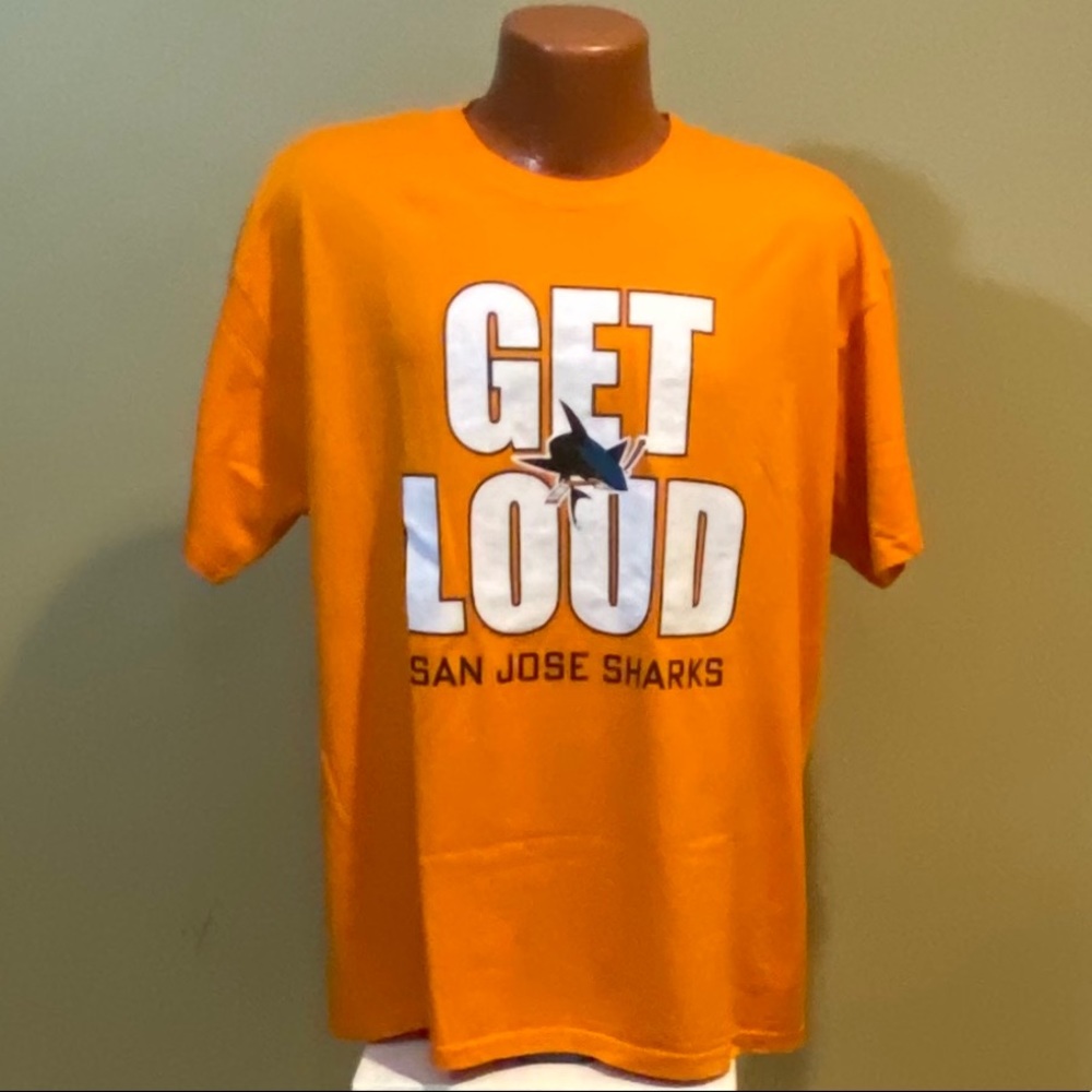 San Jose Sharks Game Night Tee Get Loud XL